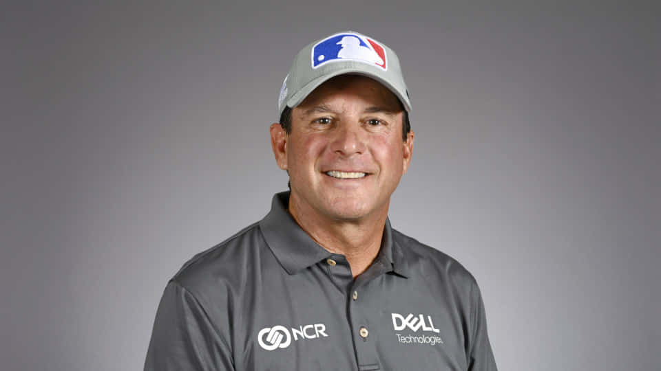 Billy Andrade, gray polo shirt, baseball cap, SD Desktop Wallpaper