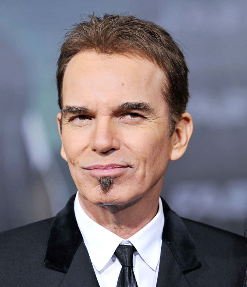 Billy Bob Thornton, black suit, tie, SD Phone Wallpaper