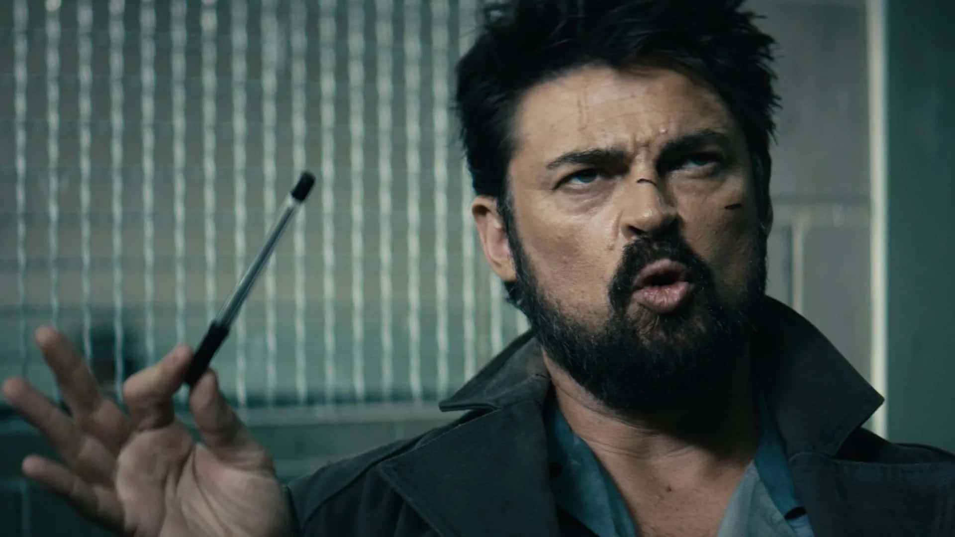Billy Butcher, bearded man, bruised face, Full HD Desktop Wallpaper
