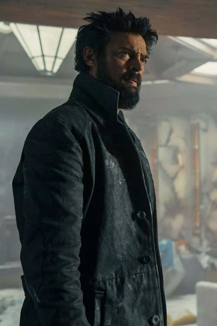 Billy Butcher, dark hair, beard, SD Phone Wallpaper