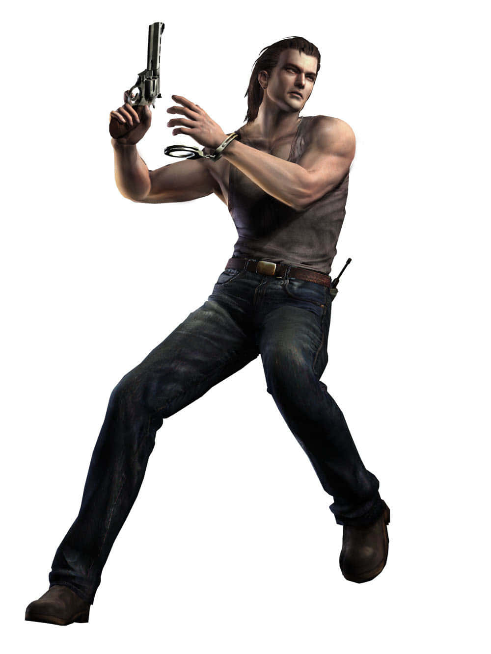 Billy Coen, revolver, tank top, HD Phone Wallpaper