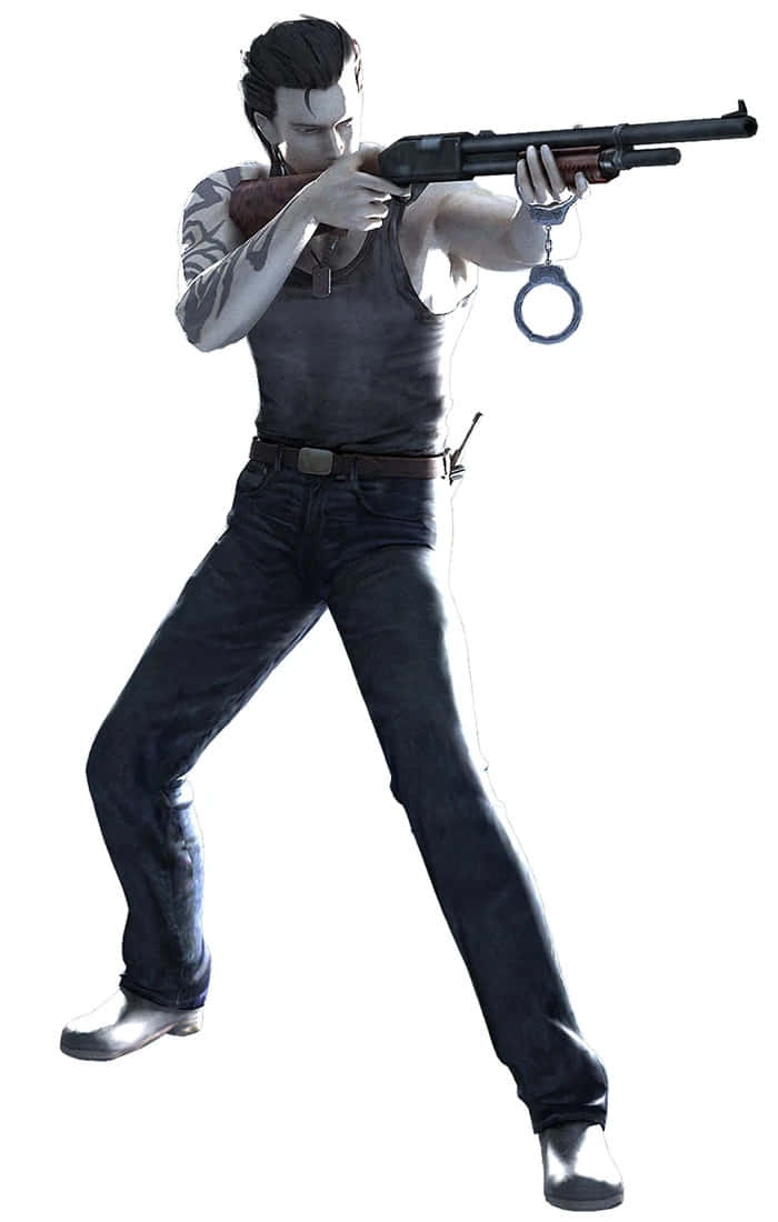 Billy Coen, tank top, shotgun, SD Phone Wallpaper