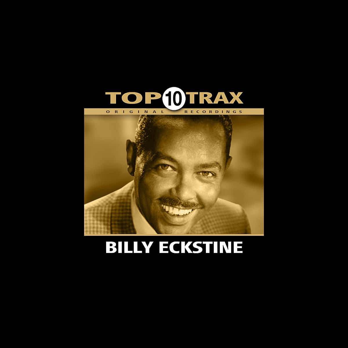 Billy Eckstine, Top 10 Trax, sepia-toned, SD Desktop Wallpaper