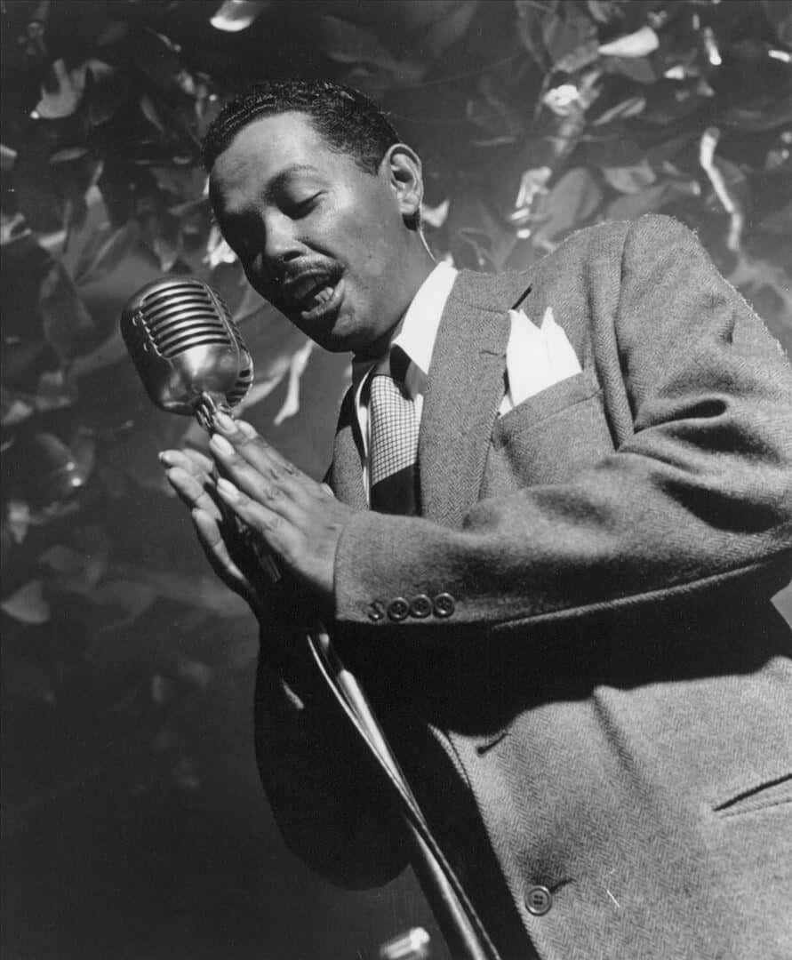 Billy Eckstine, black and white, suit, SD Phone Wallpaper