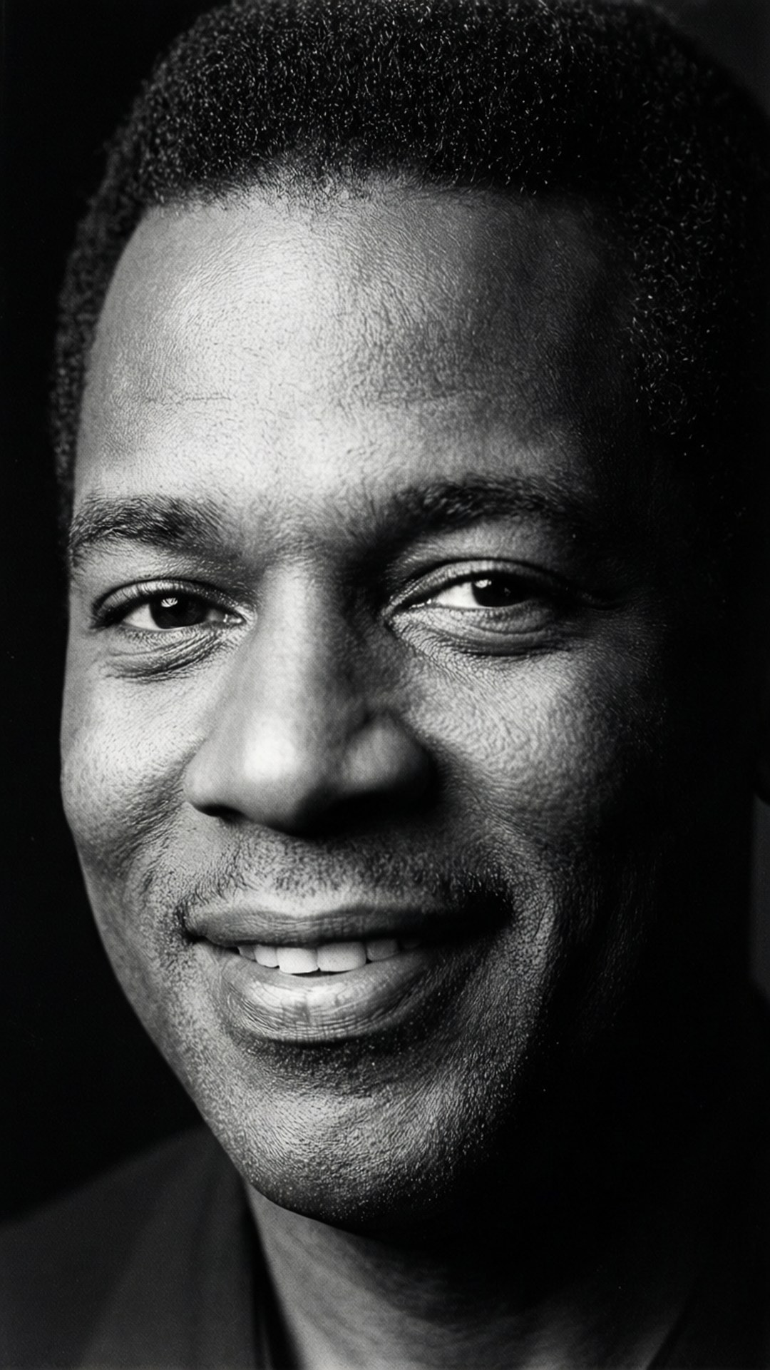Billy Eckstine, black and white, close-up portrait, Full HD Phone Wallpaper