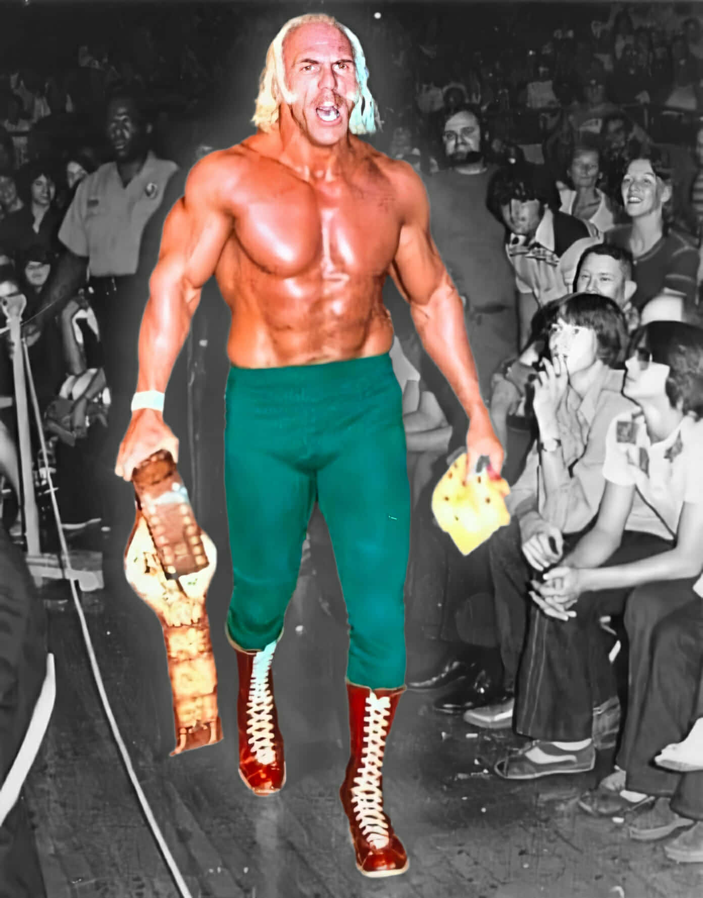 Billy Graham, championship belt, yellow towel, HD Phone Wallpaper