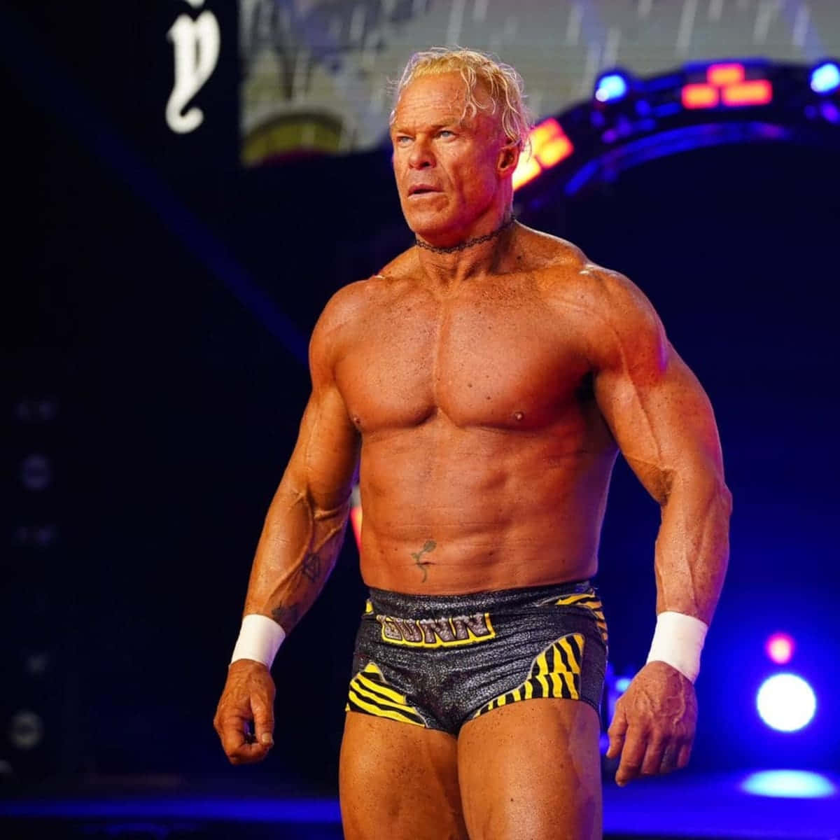 Billy Gunn, blonde hair, black and yellow trunks, SD Desktop Wallpaper