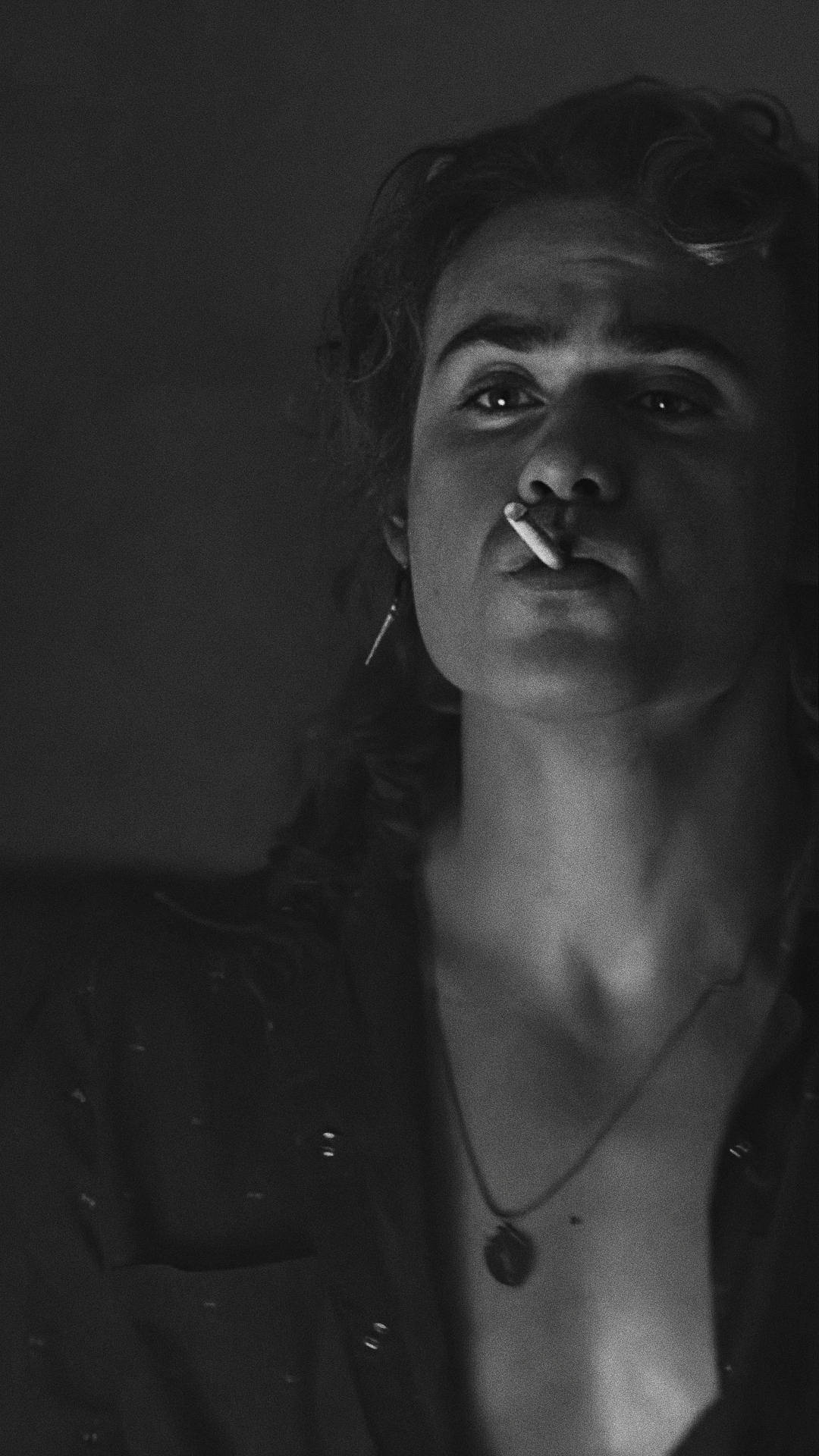Billy Hargrove, curly hair, cigarette, Full HD Phone Wallpaper