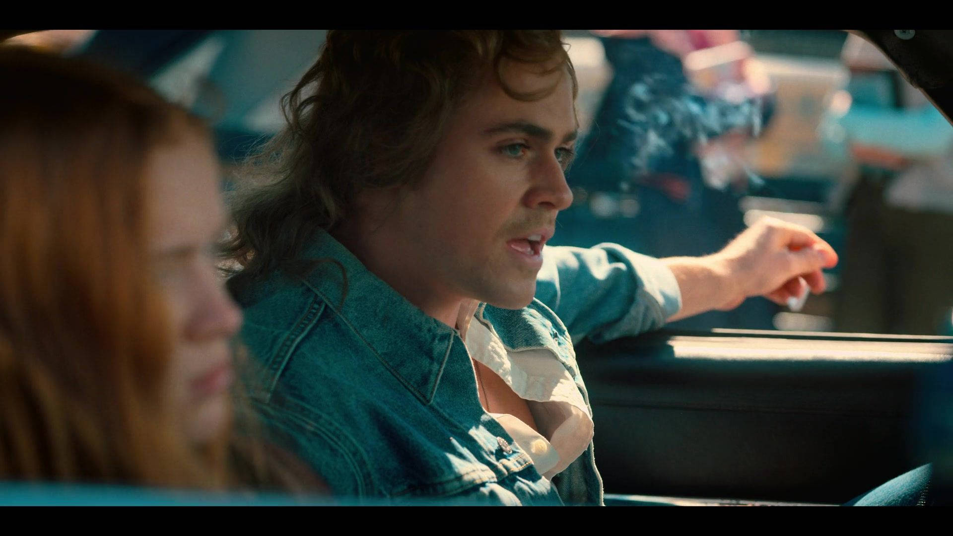 Billy Hargrove, denim jacket, car, Full HD Desktop Wallpaper