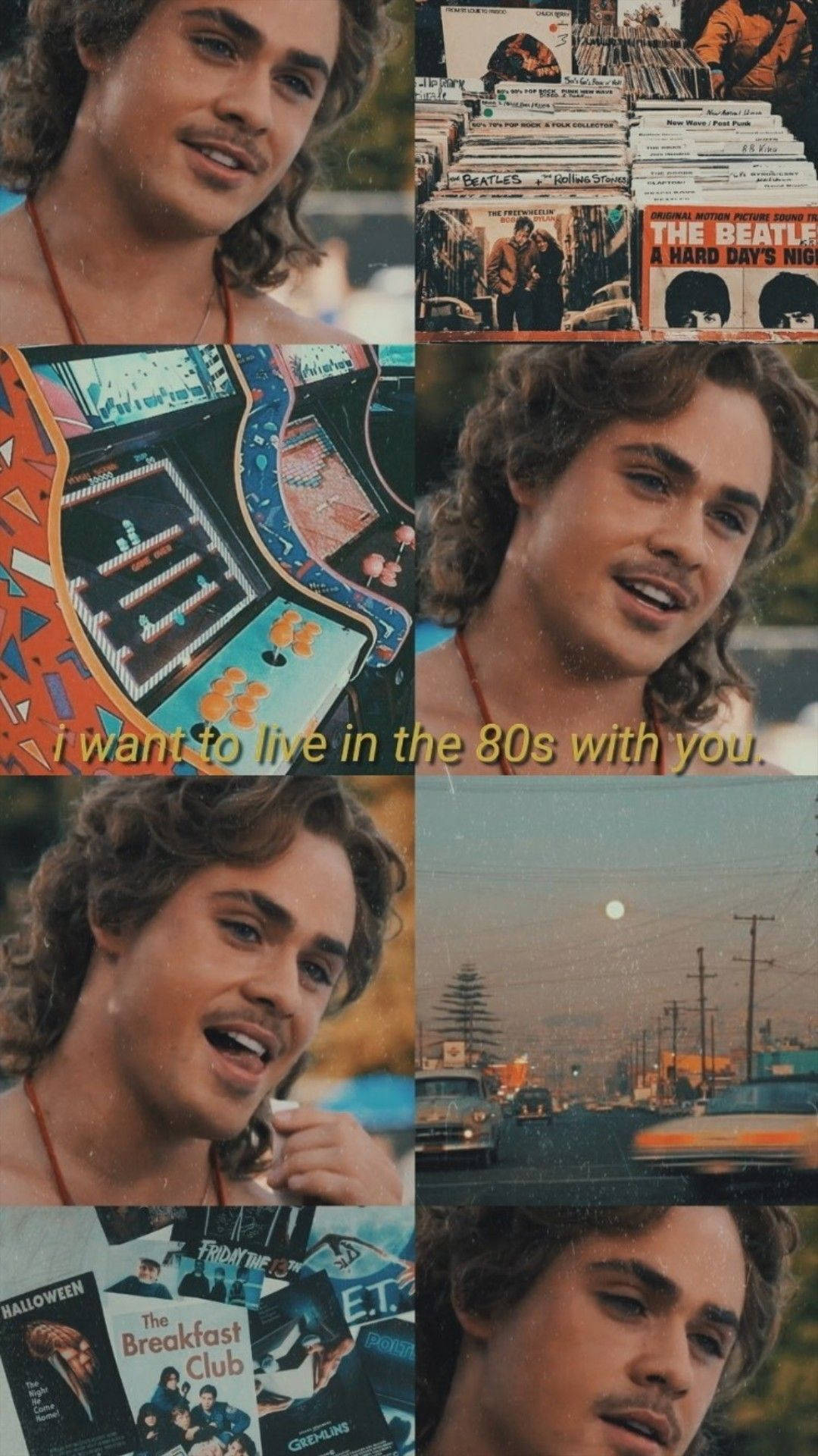 Billy Hargrove, 80s, vintage arcade game, Full HD Phone Wallpaper