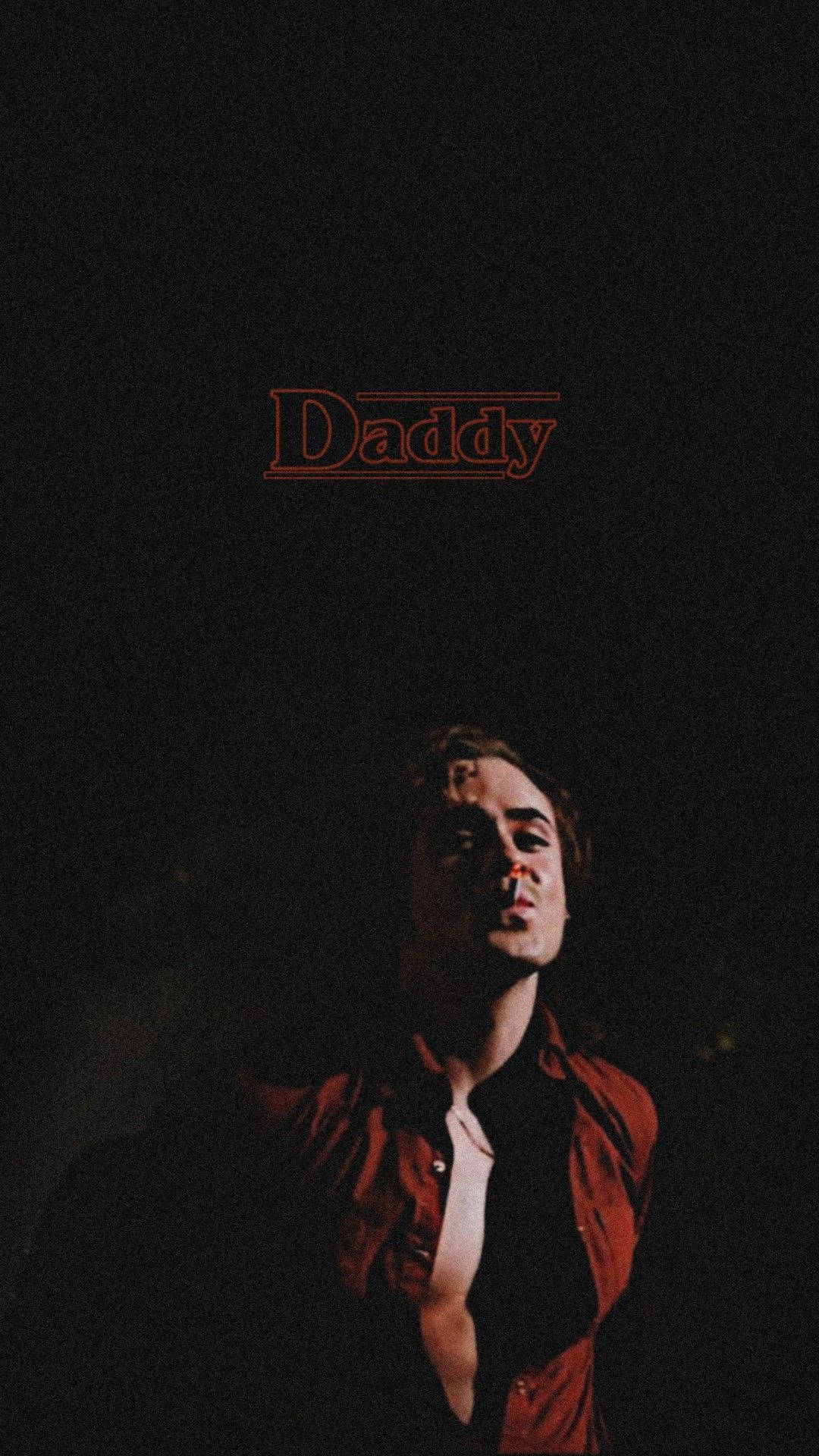 Billy Hargrove, red shirt, dark background, Full HD Phone Wallpaper