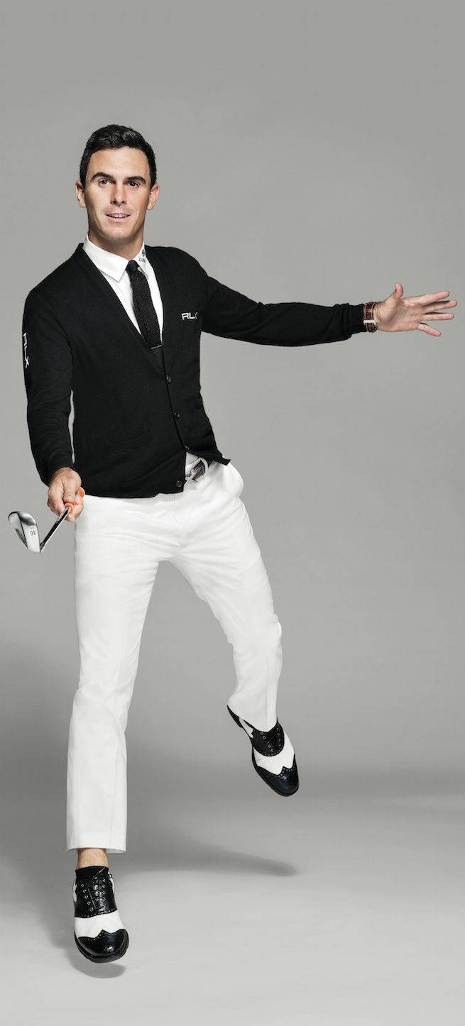 Billy Horschel, black cardigan, white pants, HD Phone Wallpaper