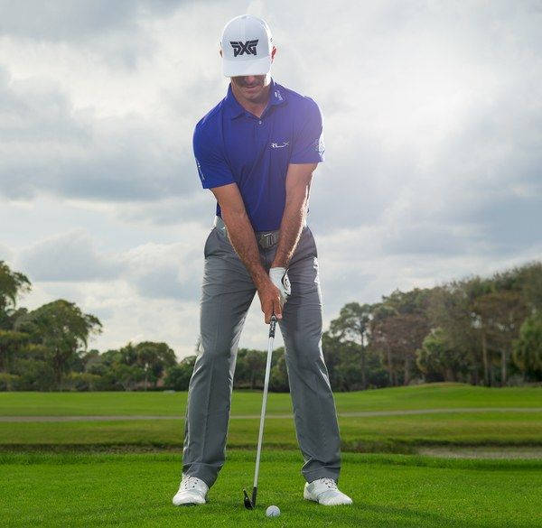 Billy Horschel, blue shirt, white cap, SD Desktop Wallpaper