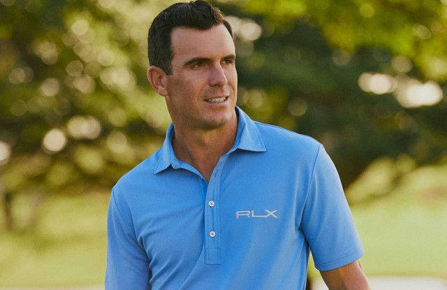 Billy Horschel, RLX polo shirt, sunlit golf course, SD Desktop Wallpaper
