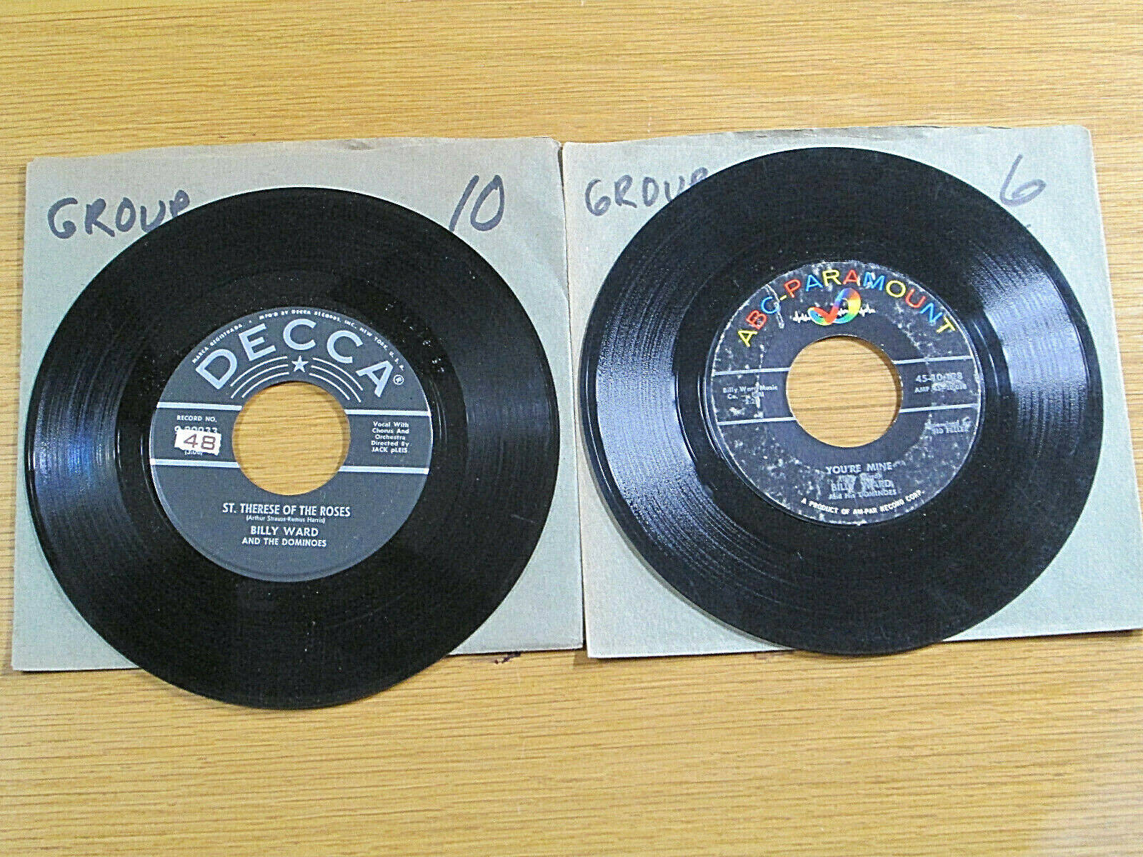 Billy Ward And The Dominoes, double vinyl records, 45 rpm vinyl records, HD Desktop Wallpaper