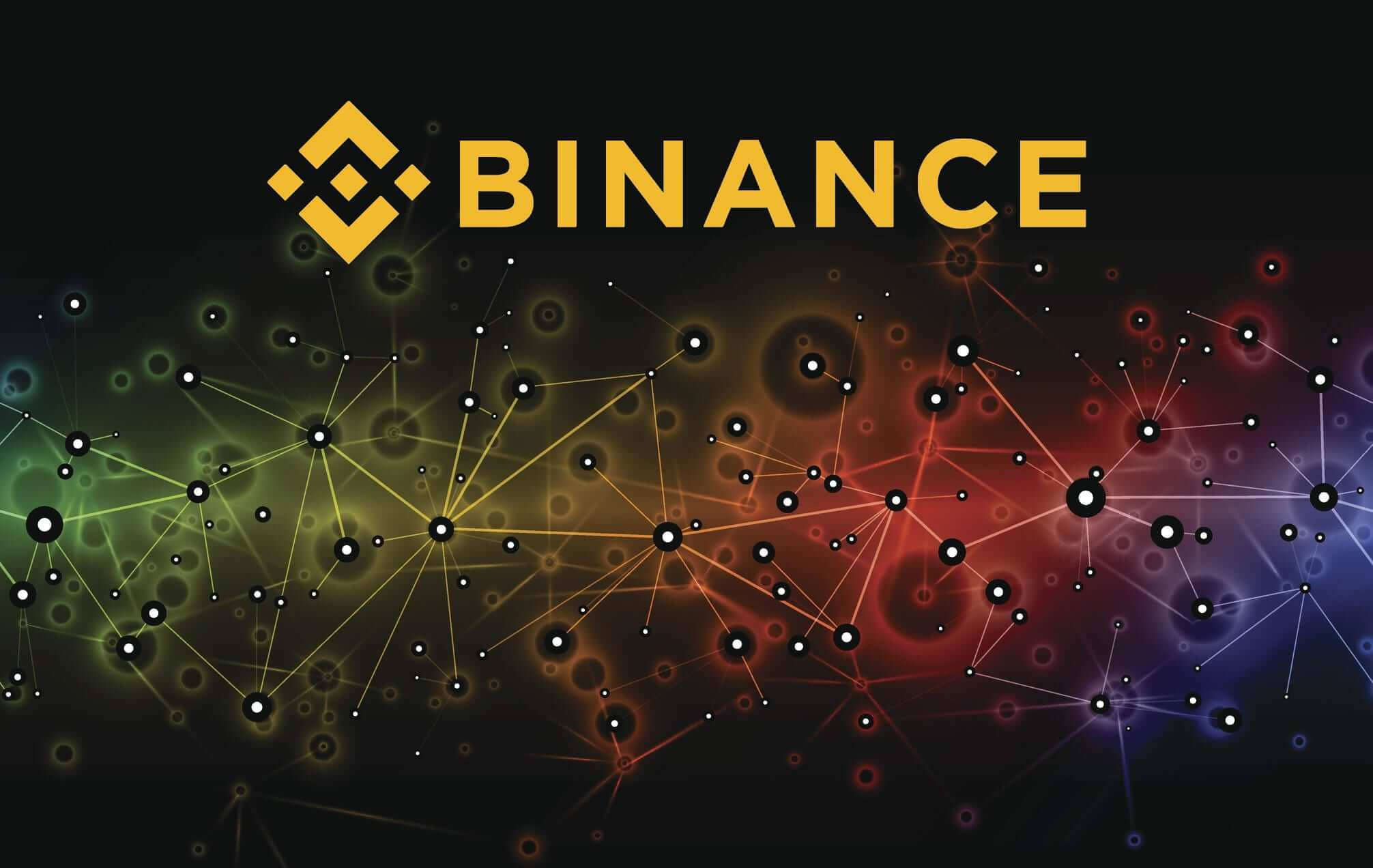 Binance, gold, dark background, Full HD Desktop Wallpaper