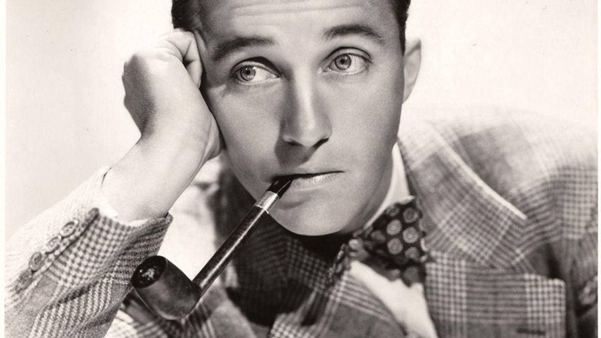 Bing Crosby, tobacco pipe, checkered suit, SD Desktop Wallpaper