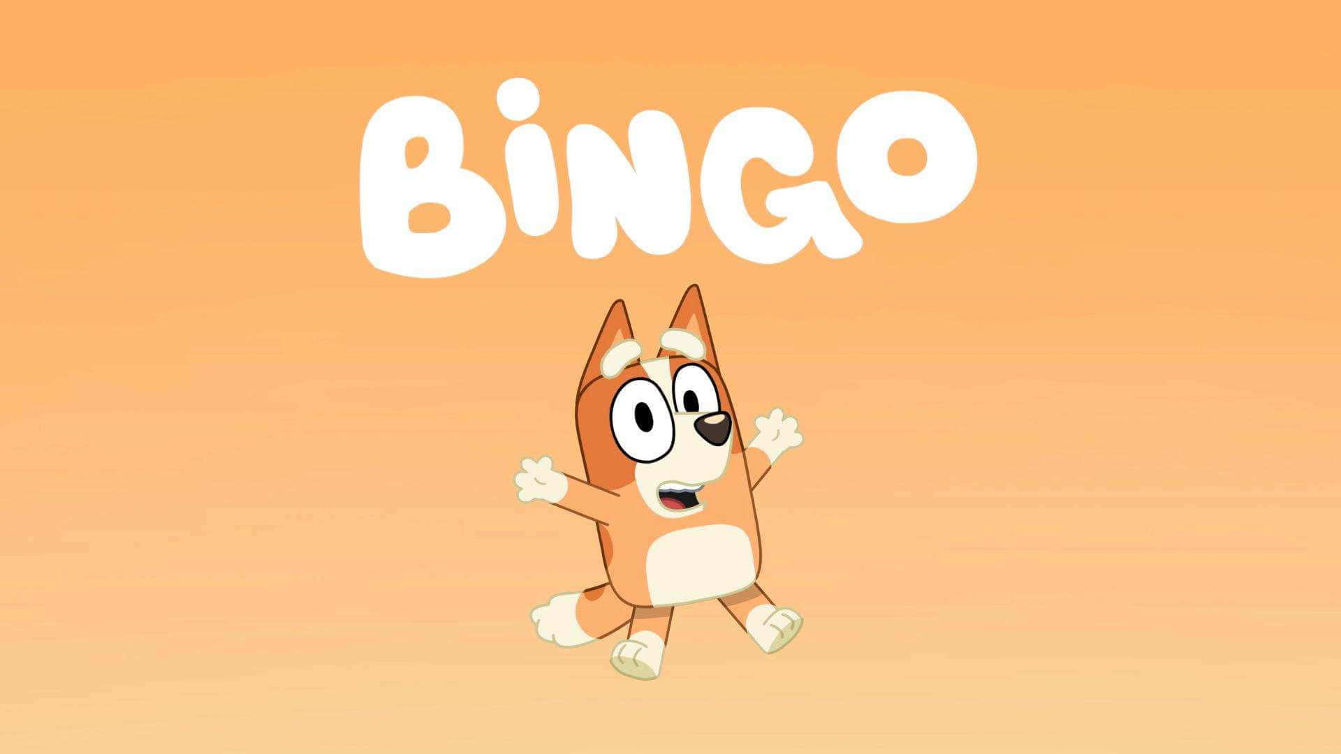 Bingo, Bluey, animated character, Full HD Desktop Wallpaper