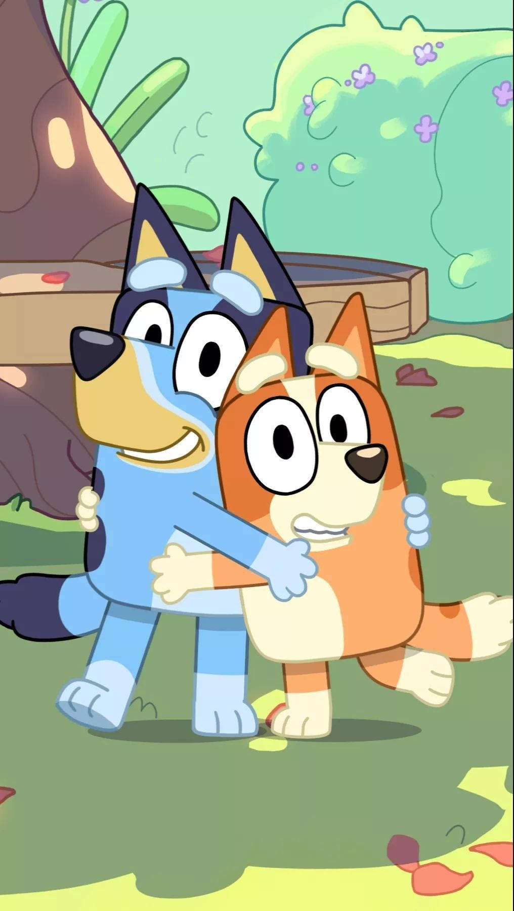 Bluey, Bingo, cartoon dogs, HD Phone Wallpaper