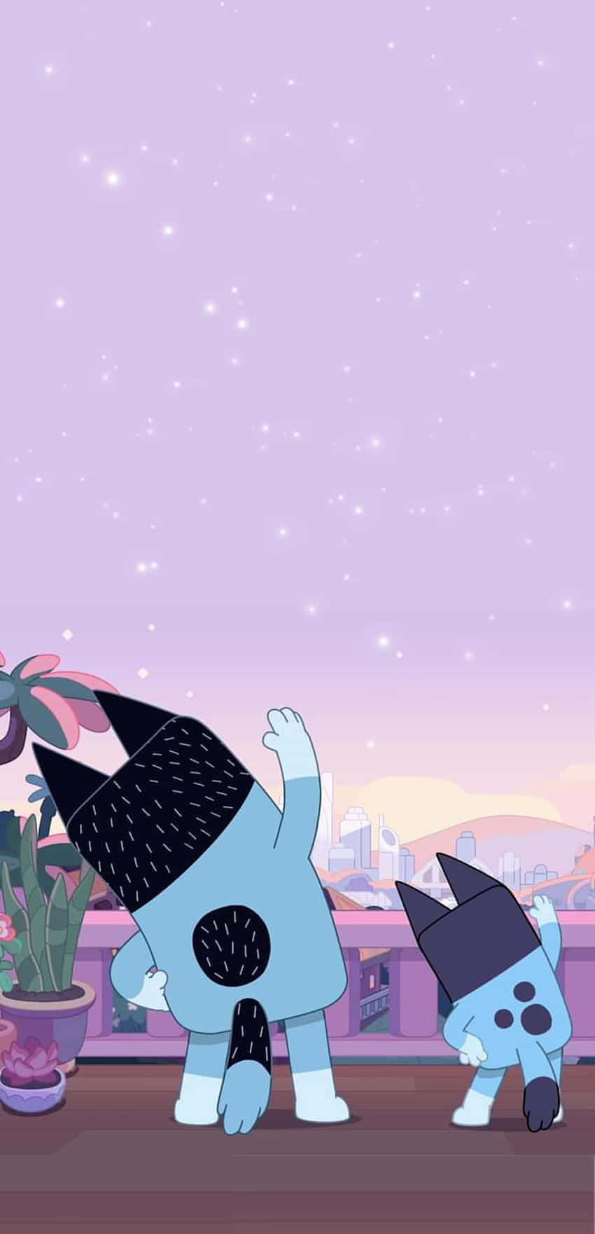Bluey, Bingo, stargazing, HD Phone Wallpaper