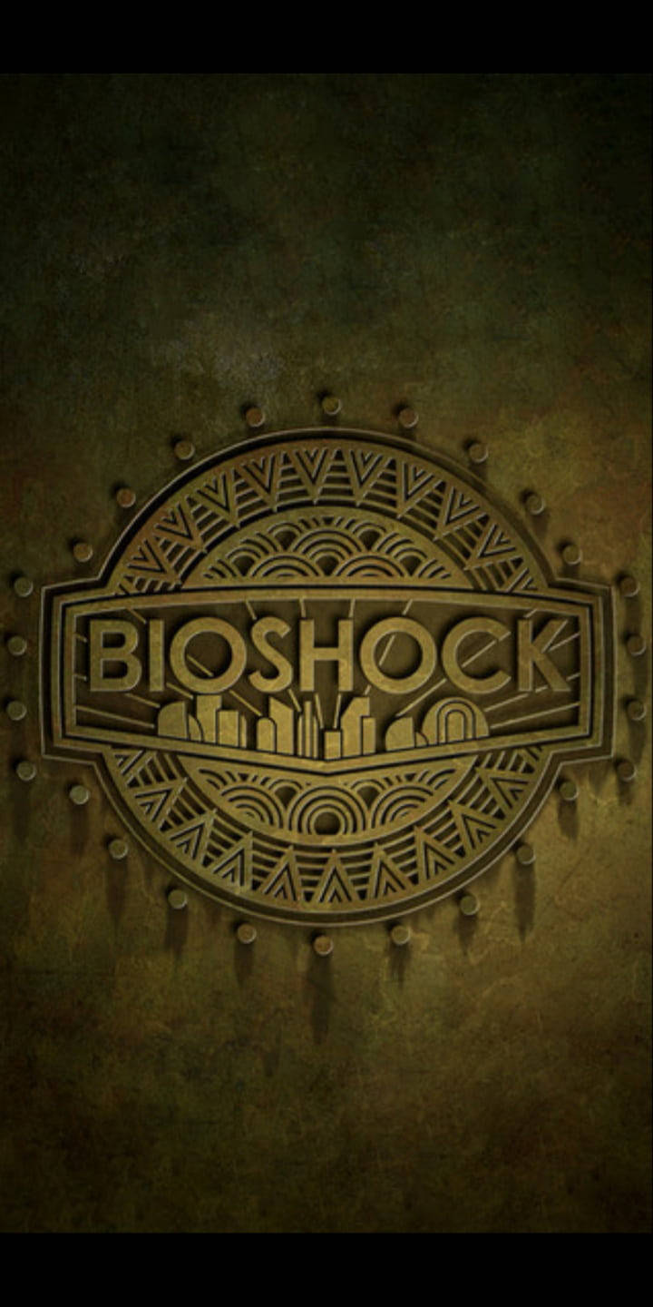 Bioshock, bronze, geometric patterns, HD Phone Wallpaper