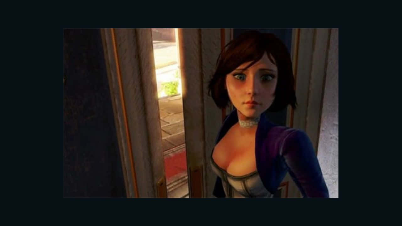 Bioshock Characters, woman with short brown hair, purple jacket, HD Desktop Wallpaper