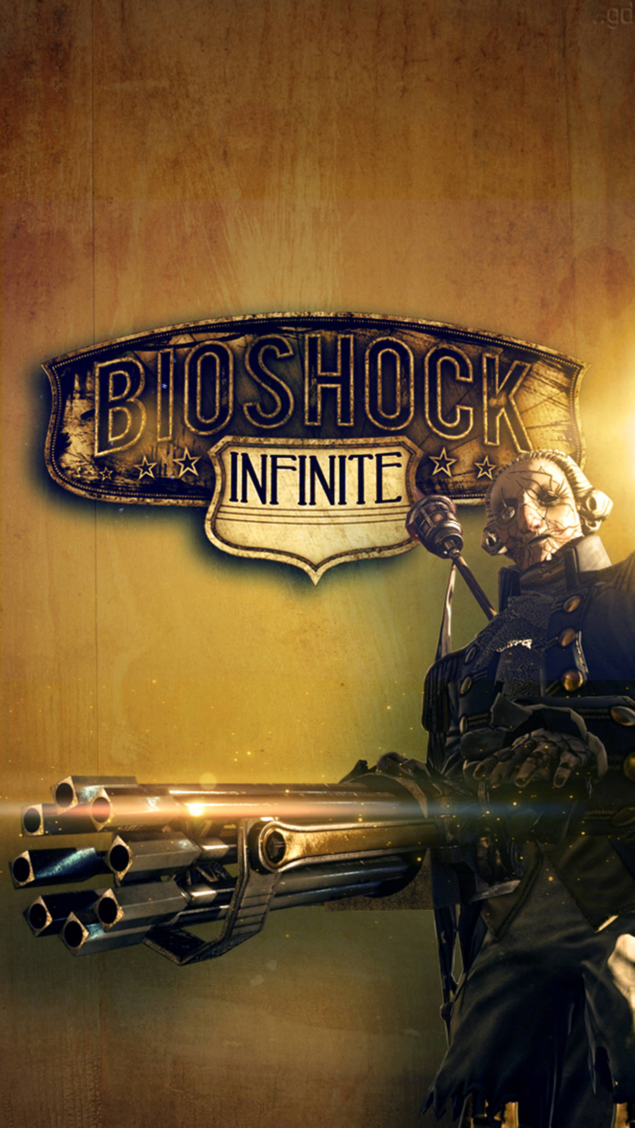 Bioshock Infinite, iPhone Motorized Patriot, steampunk soldier, Full HD Phone Wallpaper