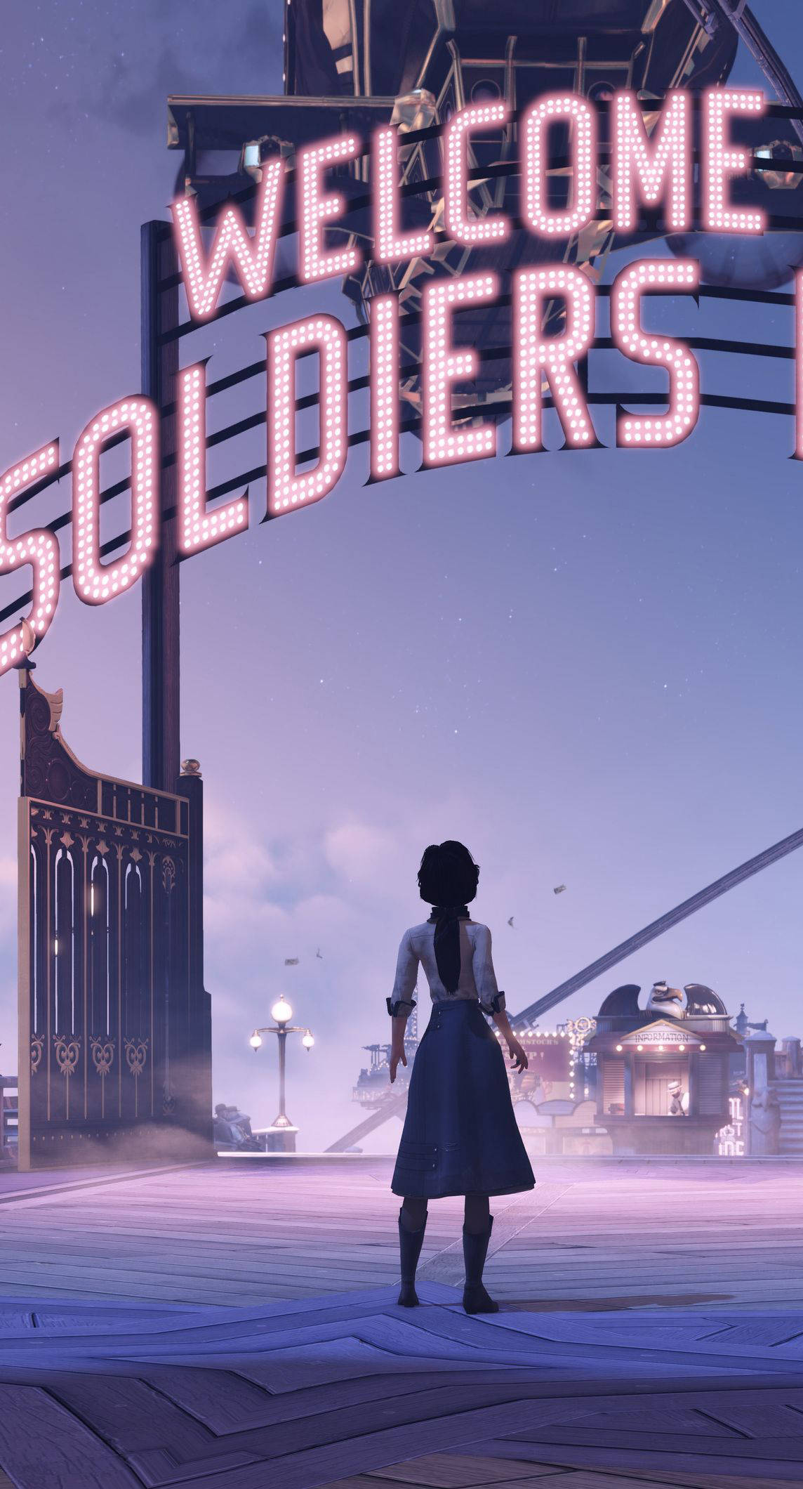 Bioshock Infinite, iPhone, Soldier's Field, Full HD Phone Wallpaper