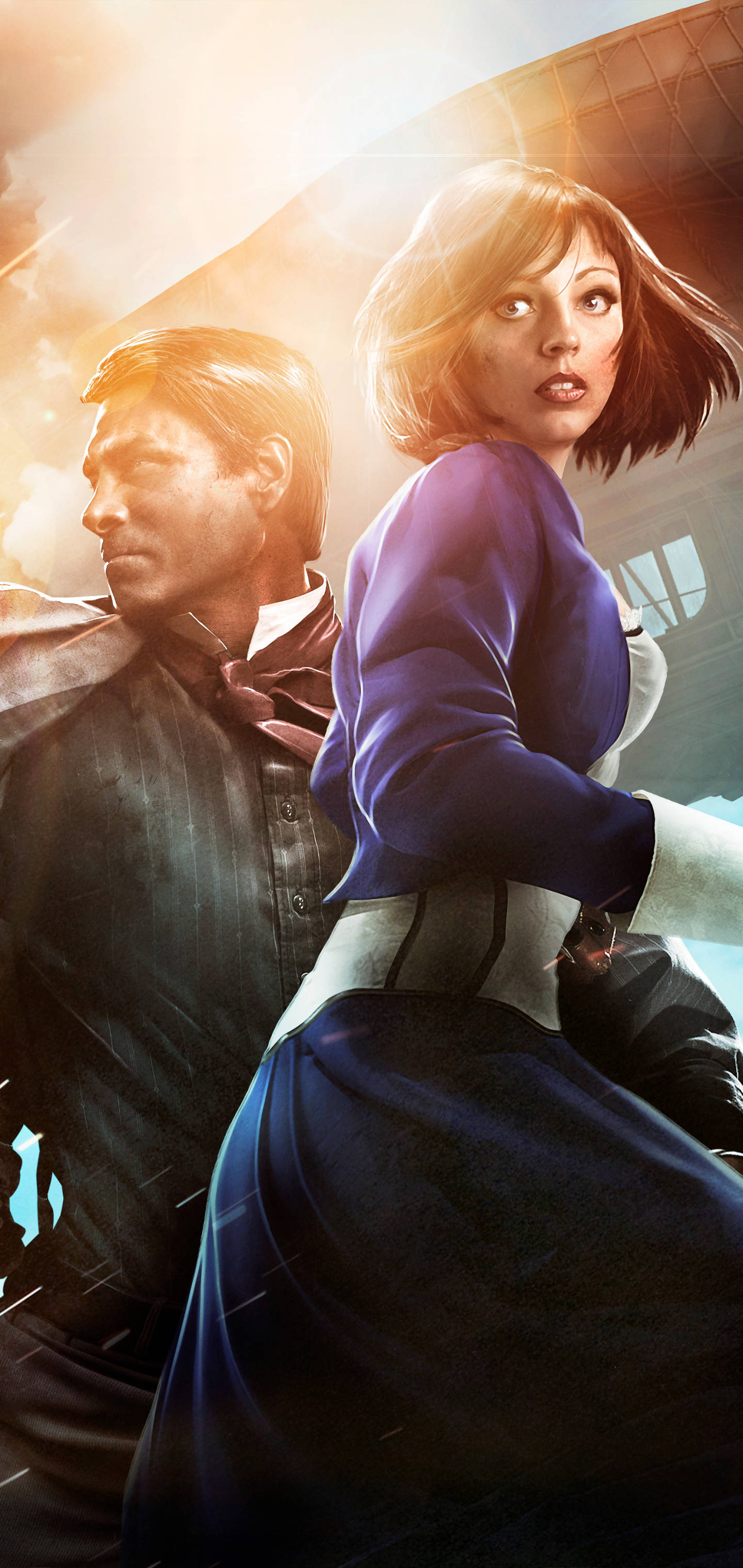 Bioshock Infinite, iPhone, man, 2K Phone Wallpaper