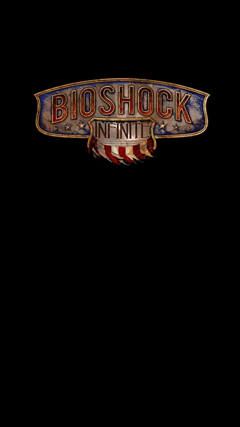 Bioshock Infinite, patriotic colors, black background, HD Phone Wallpaper