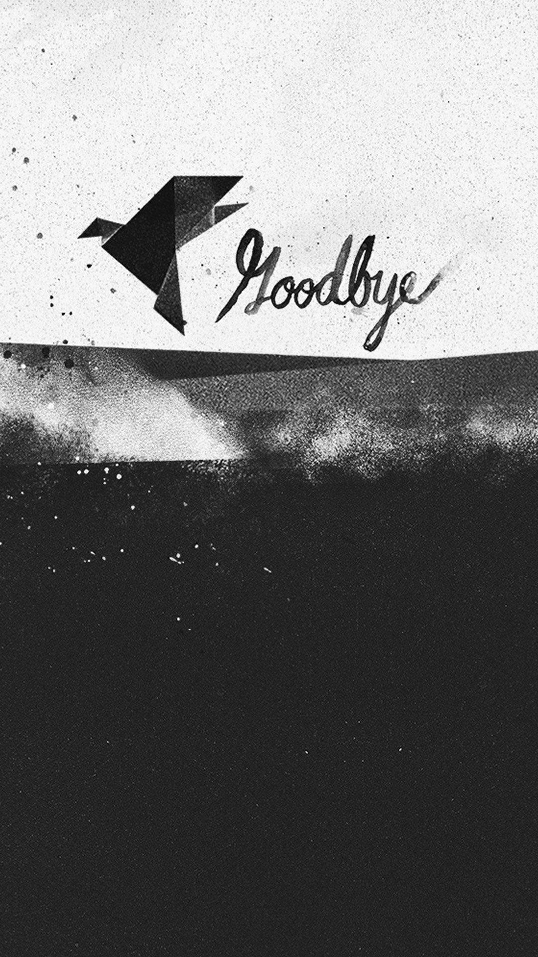 black white, iPhone, bird, Full HD Phone Wallpaper