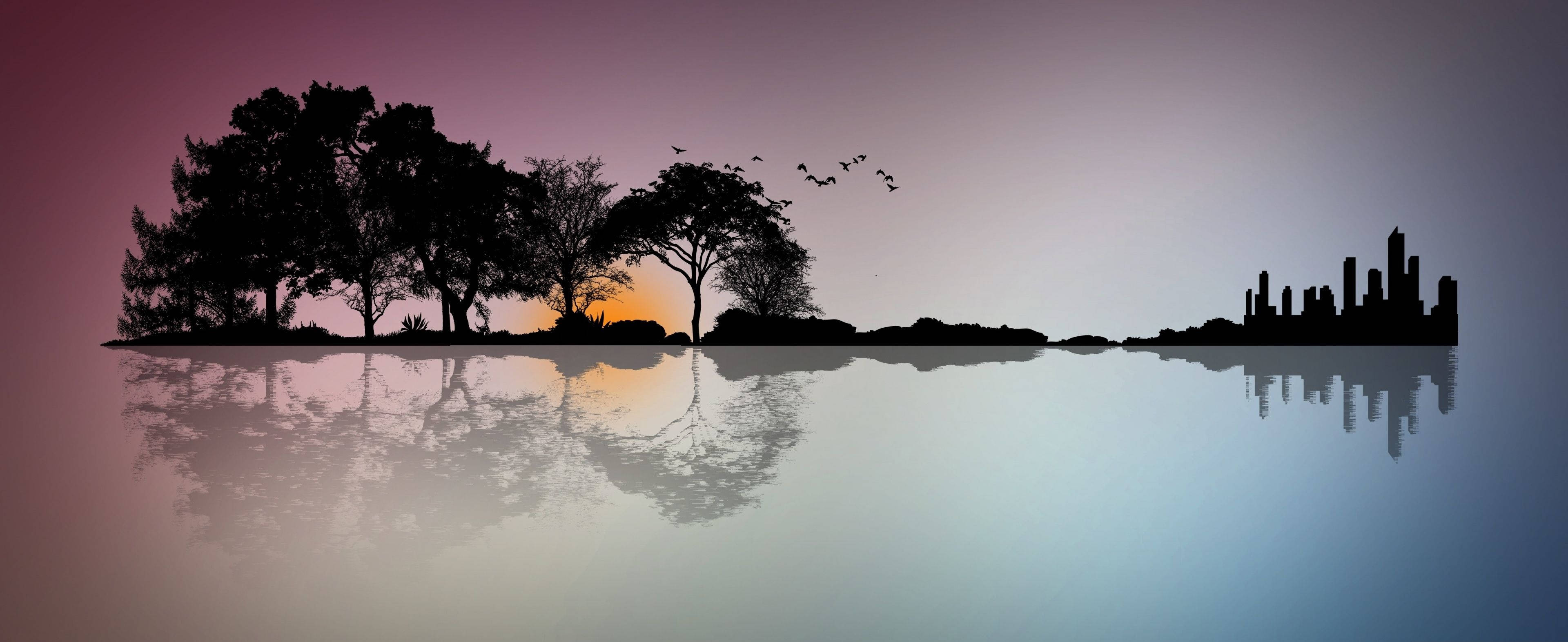 3840x1600, Sunny Day, twilight, 4K Desktop Wallpaper