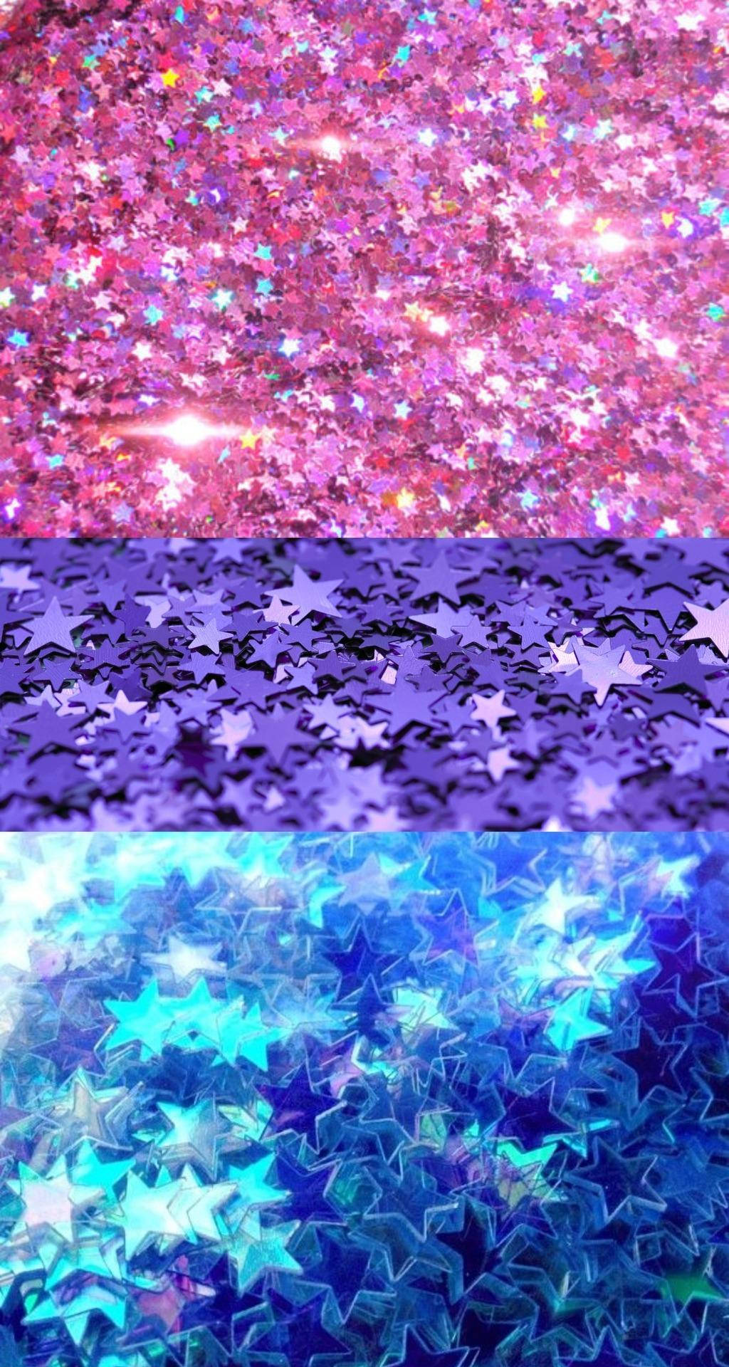 Bisexual Aesthetic, shiny stars, pink, Full HD Phone Wallpaper
