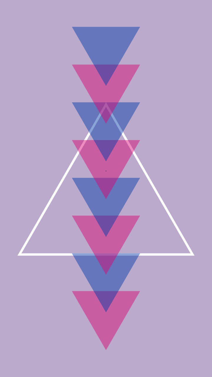 bisexual aesthetic, inverted triangles, blue, HD Phone Wallpaper