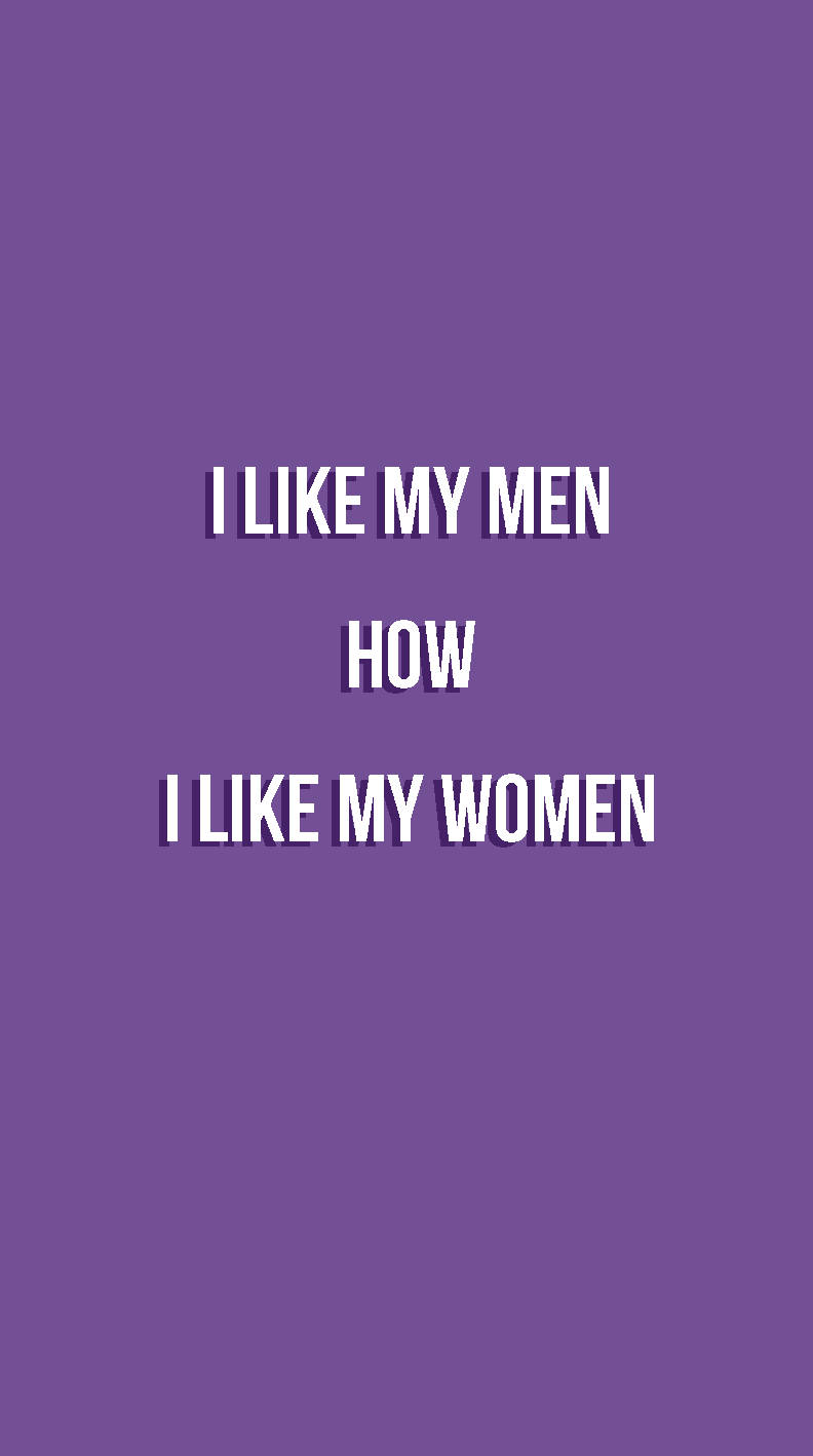 Bisexual Aesthetic, purple, white text, HD Phone Wallpaper