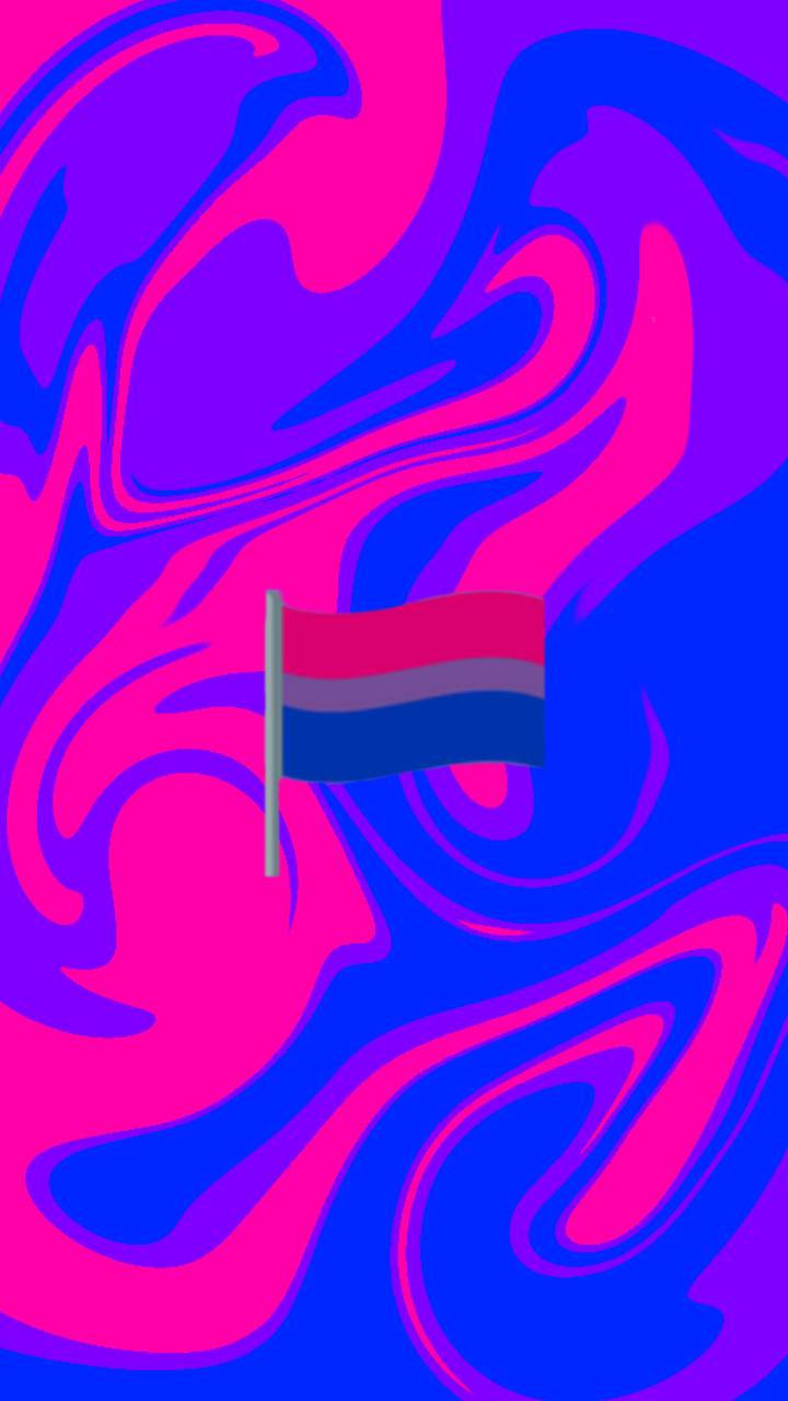 bisexual flag, pink, blue, HD Phone Wallpaper