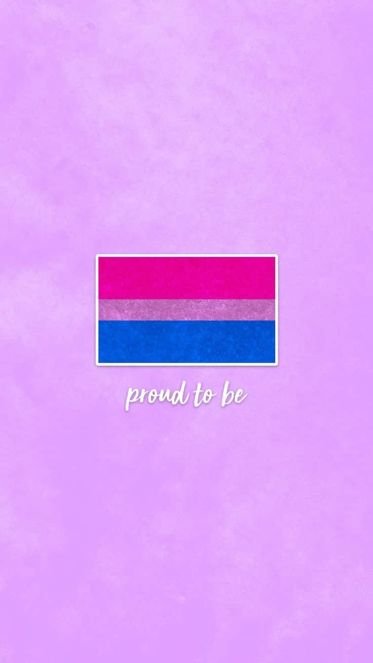 bisexual flag, glittery, soft purple textured background, HD Phone Wallpaper