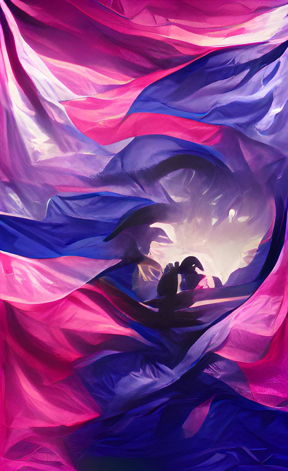 Bisexual Flag, pink, purple, HD Phone Wallpaper