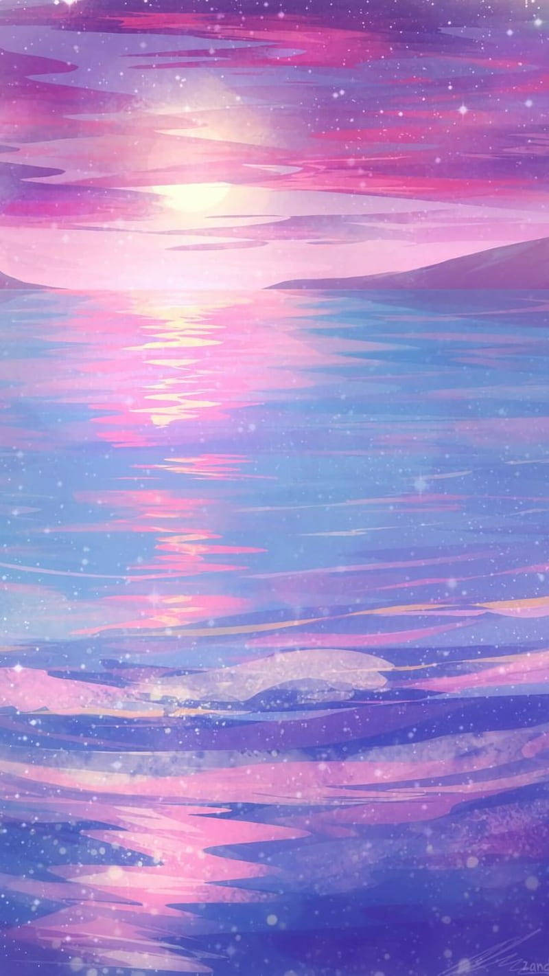 Bisexual, anime-style, sunset, HD Phone Wallpaper