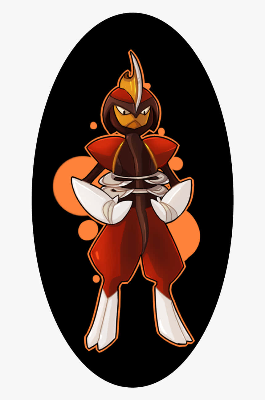 Bisharp, red and white armor, orange circular accents, HD Phone Wallpaper