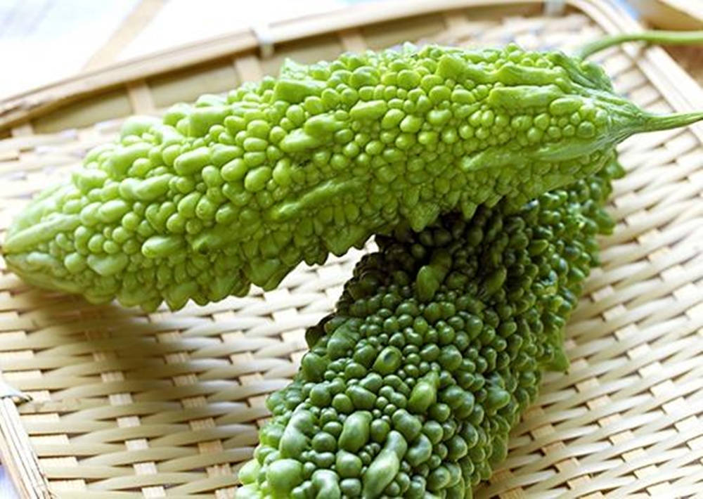 bitter gourd, rough bitter melon variety, vibrant green, SD Desktop Wallpaper