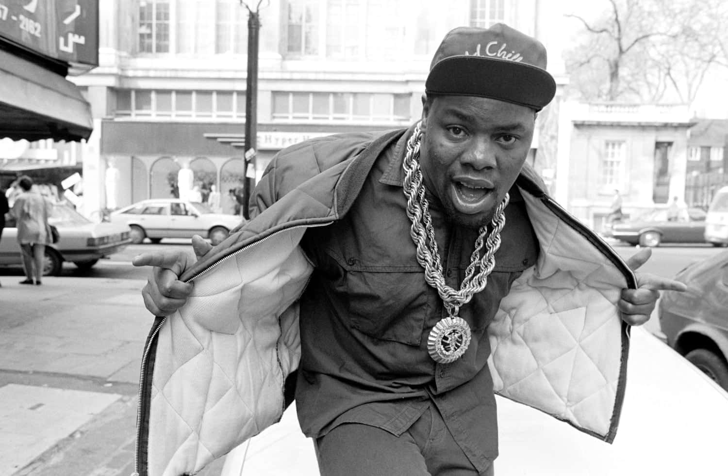 Biz Markie, quilted jacket, large chain necklace, HD Desktop Wallpaper