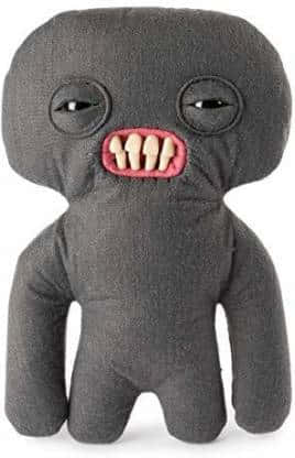 ugly funny alien toy, gray plush toy, stitched black eyes, SD Phone Wallpaper