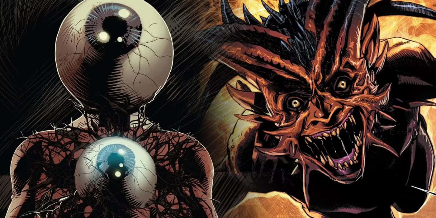 eerie alien encounter, grotesque humanoid, cracked eyeballs, HD Desktop Wallpaper