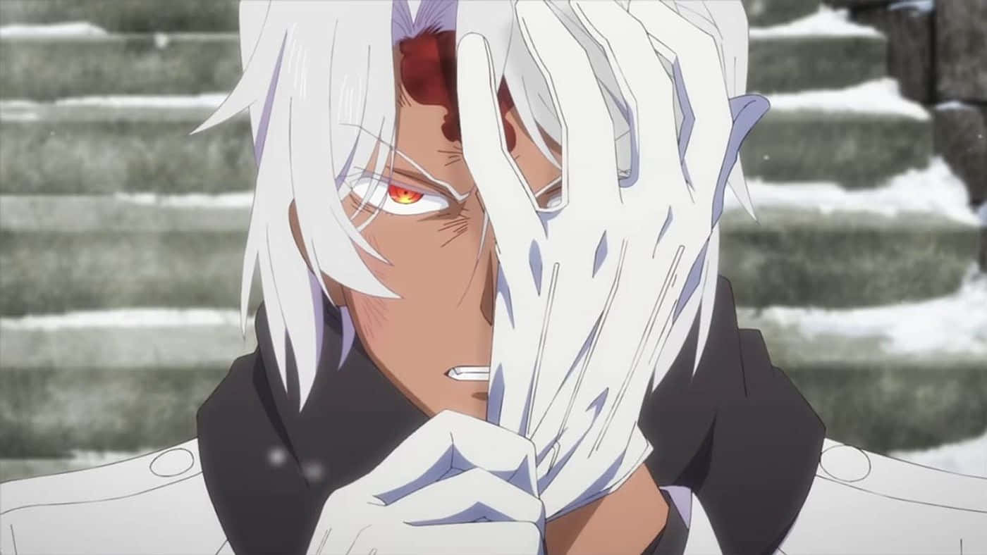 BL Anime, white hair, red eye, HD Desktop Wallpaper