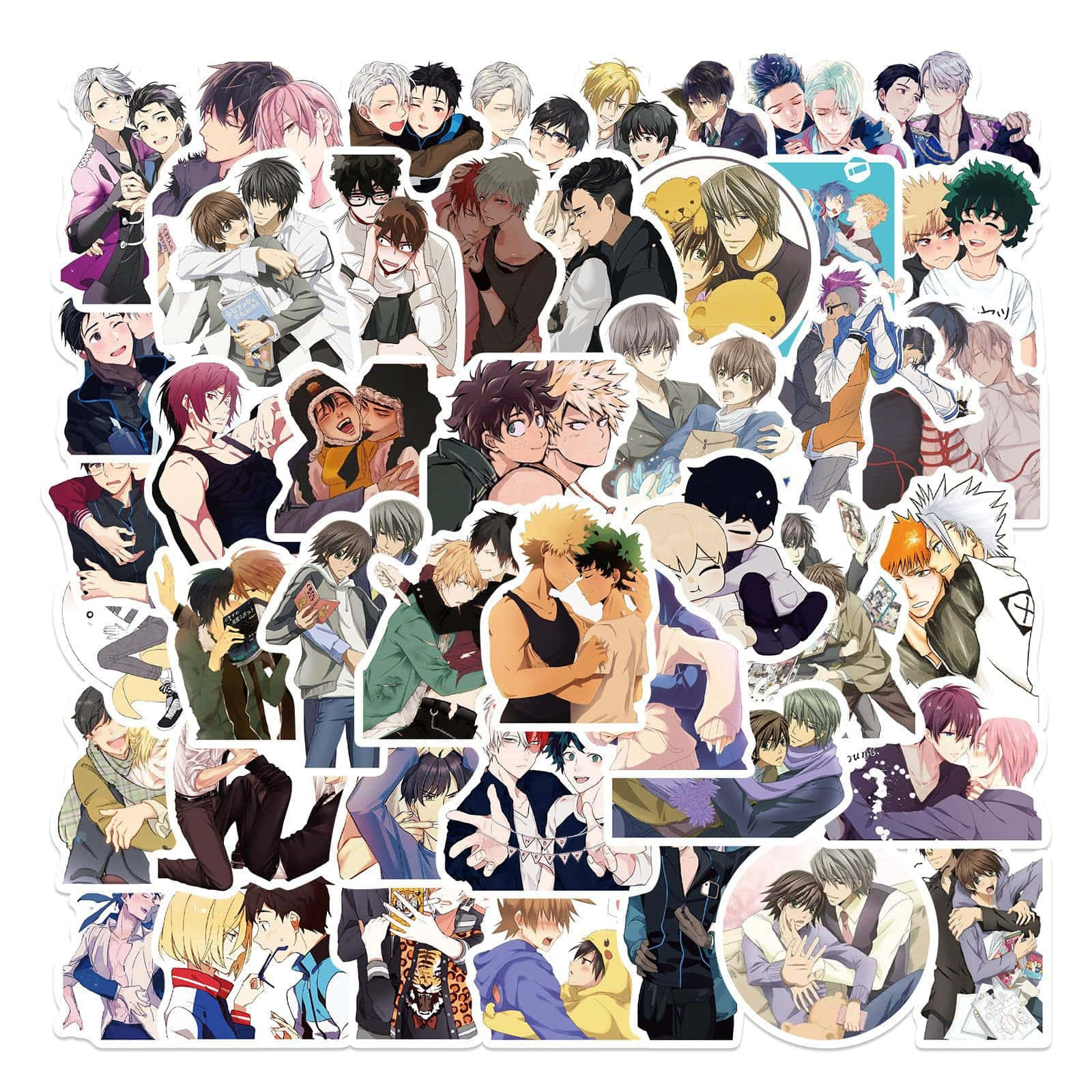 Bl Anime, anime stickers, male characters, HD Desktop Wallpaper