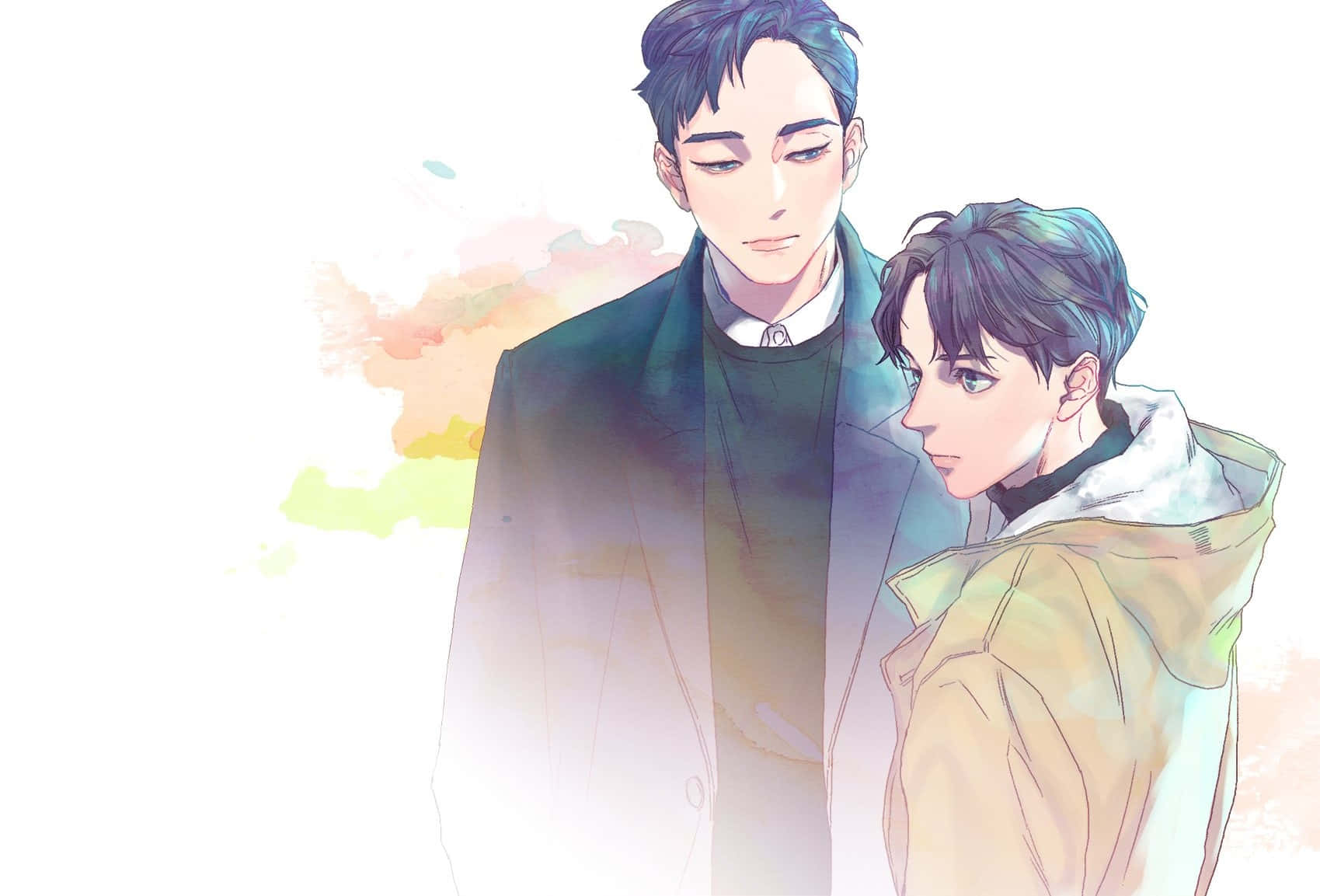 Bl Anime, hyperventilation, coats, HD Desktop Wallpaper