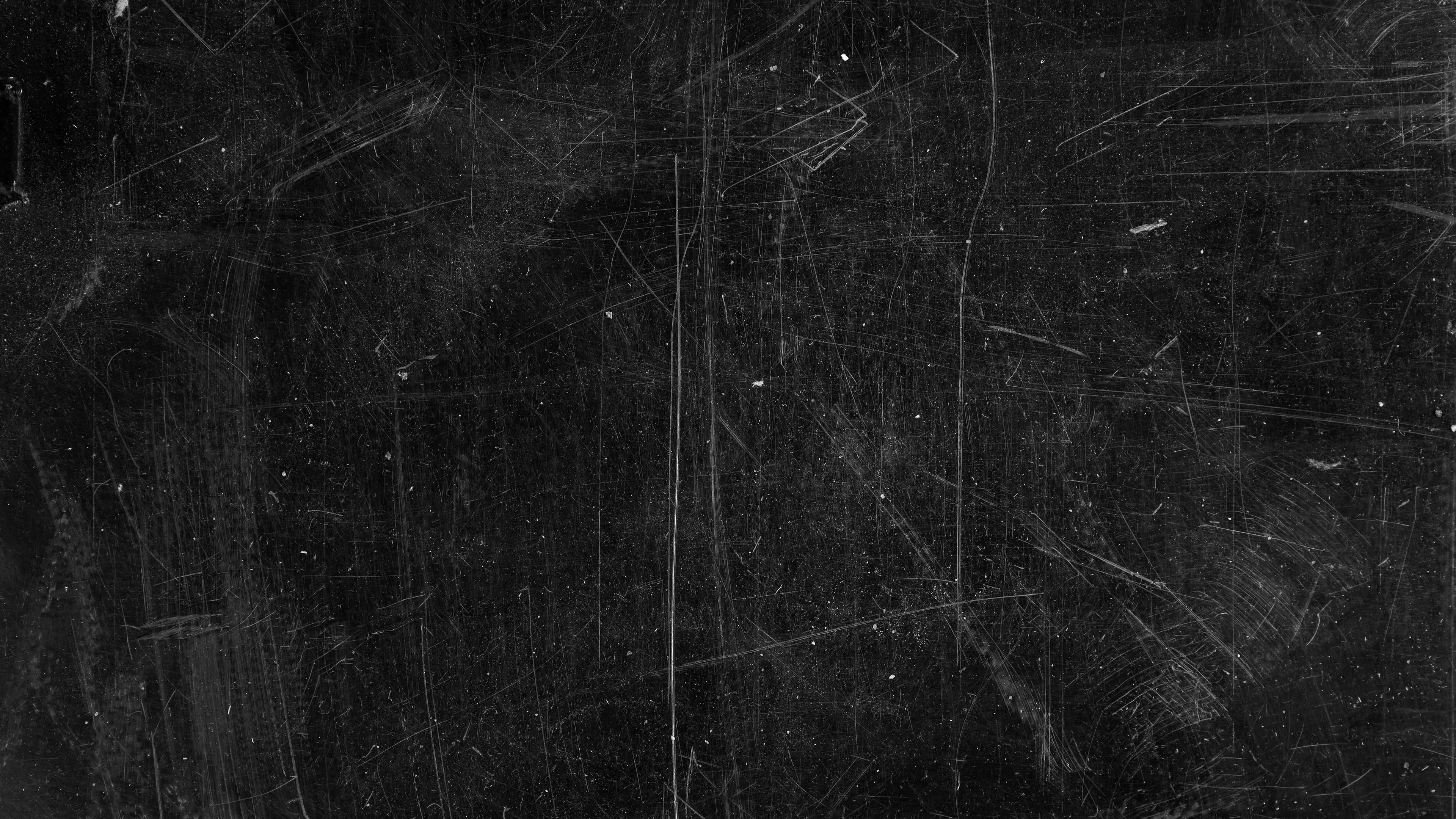 black background, 3840 x 2160, heavily scratched black surface, 4K Desktop Wallpaper
