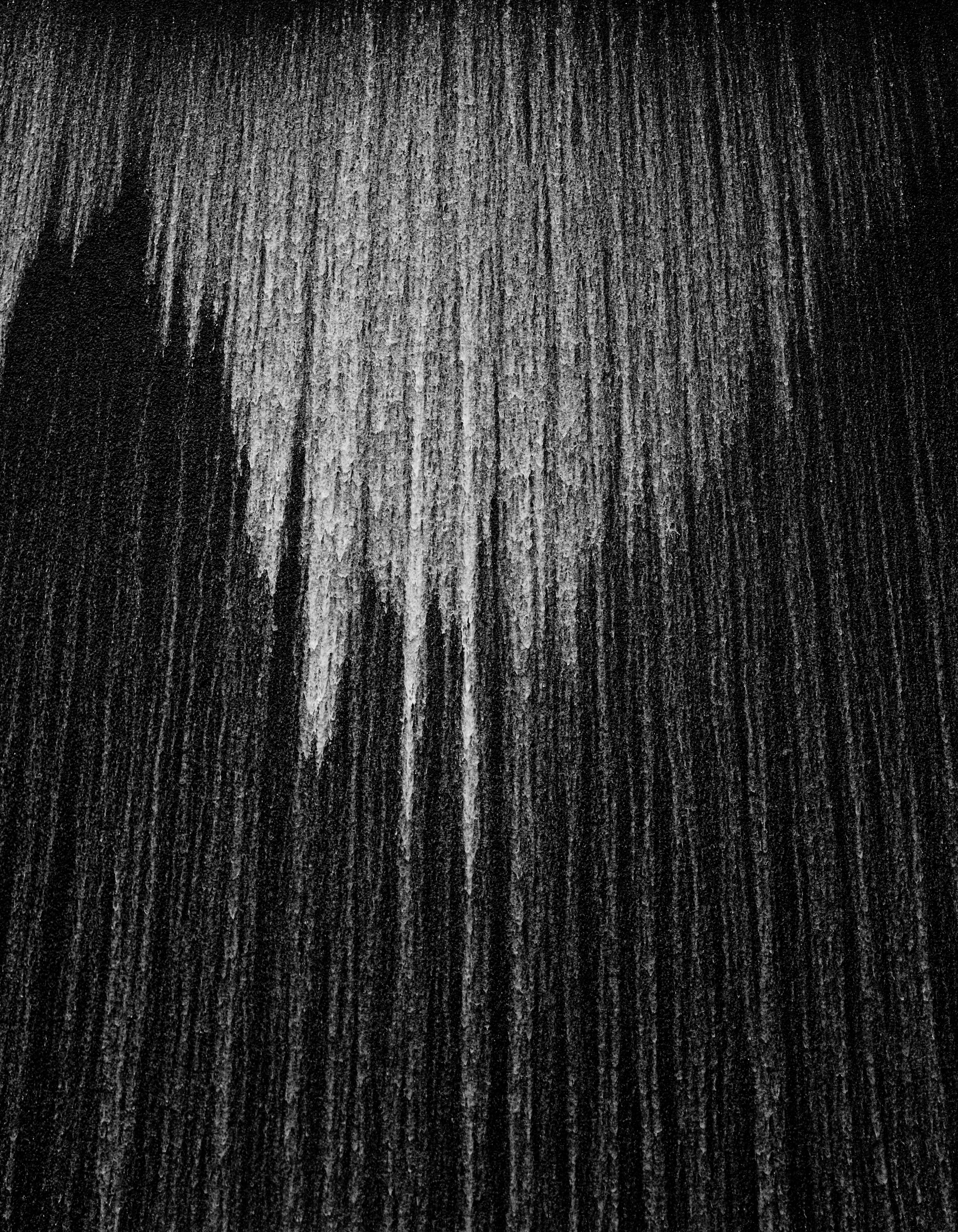 Black Abstract, ice curtain, monochrome abstract pattern, 4K Phone Wallpaper