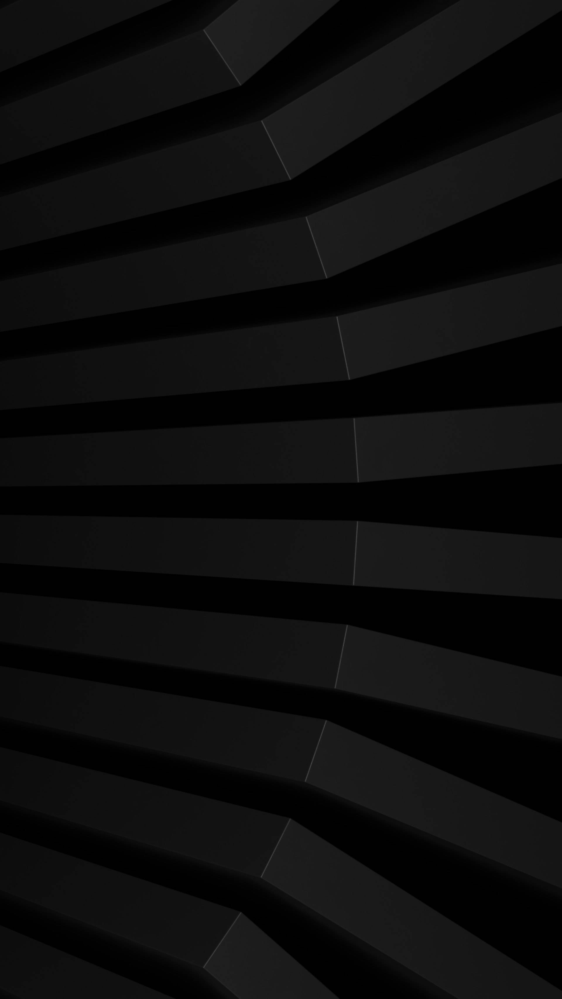 black aesthetic tumblr iphone, curved black ribbons, subtle highlights, 2K Phone Wallpaper